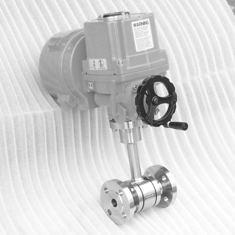  Regulating electric low-temperature ball valve