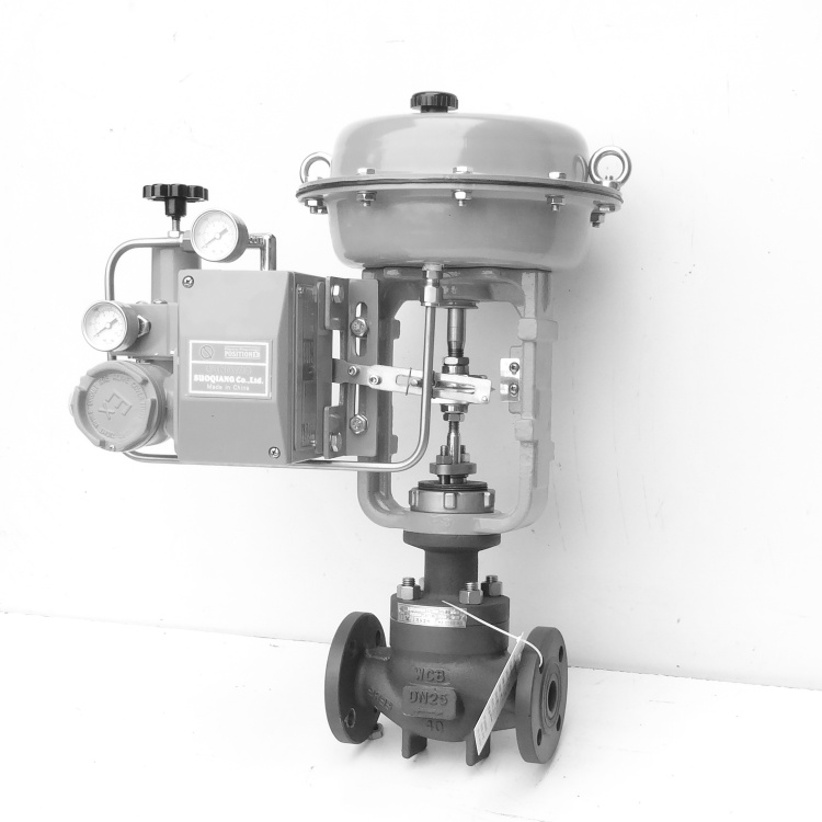  Pneumatic diaphragm single seat regulating valve