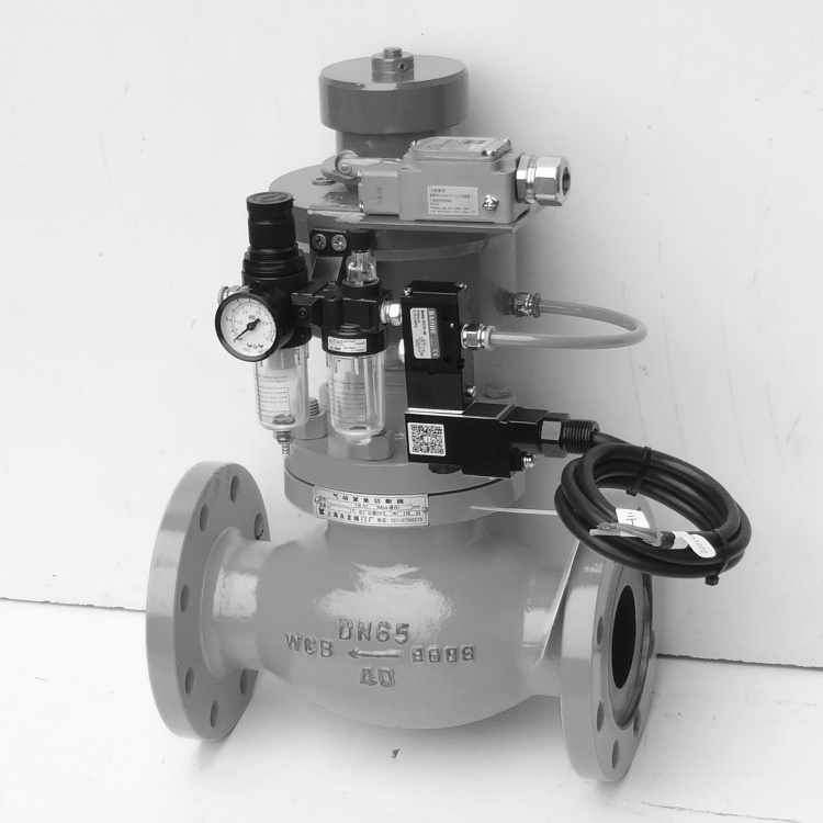  Pneumatic cut-off valve for liquid ammonia