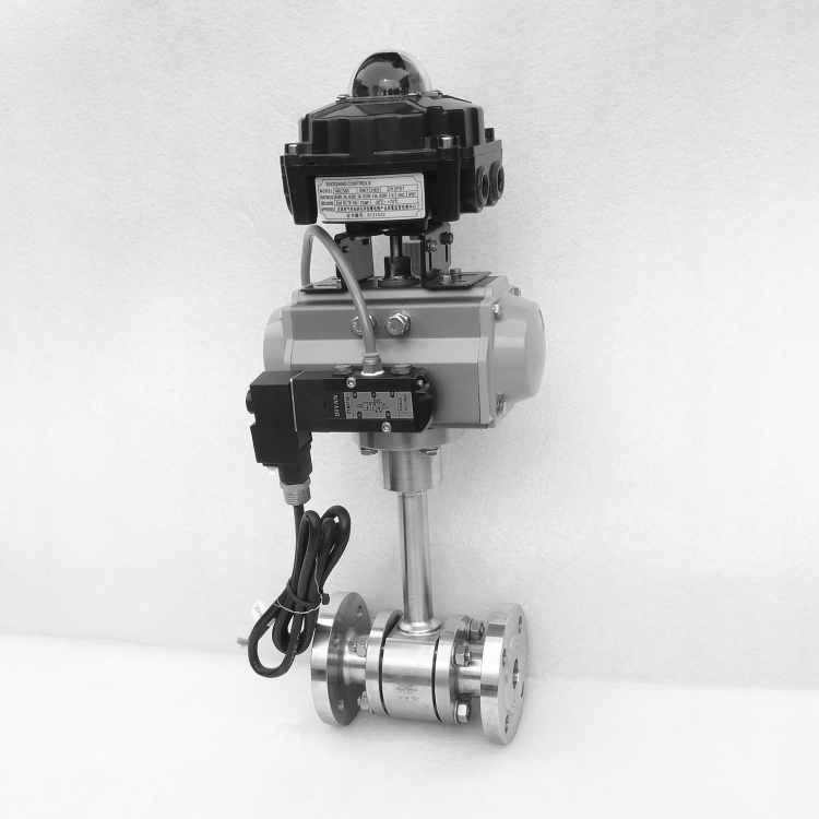  Pneumatic cryogenic ball valve