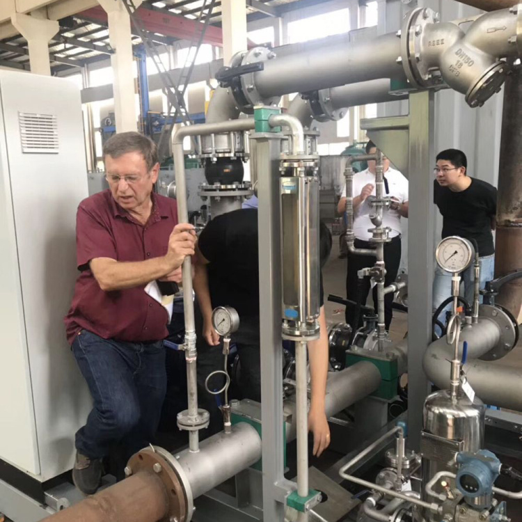 永龙液氨截止阀环保设备测试现场 永龙液氨截止阀环保设备测试现场