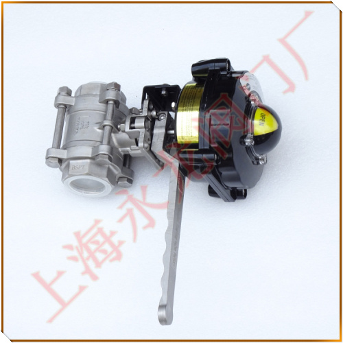 带回信器手动球阀 Bring back the manual ball valve