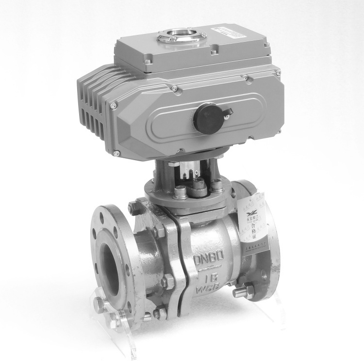  Hydrochloric acid fluorine lined electric ball valve